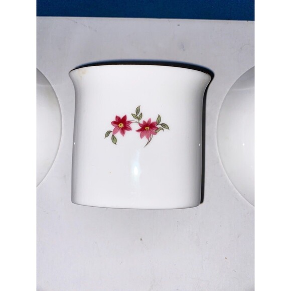 Royal Worcester Bone China Floral Trinket Dishes and Container/Vase - Picture 8 of 12